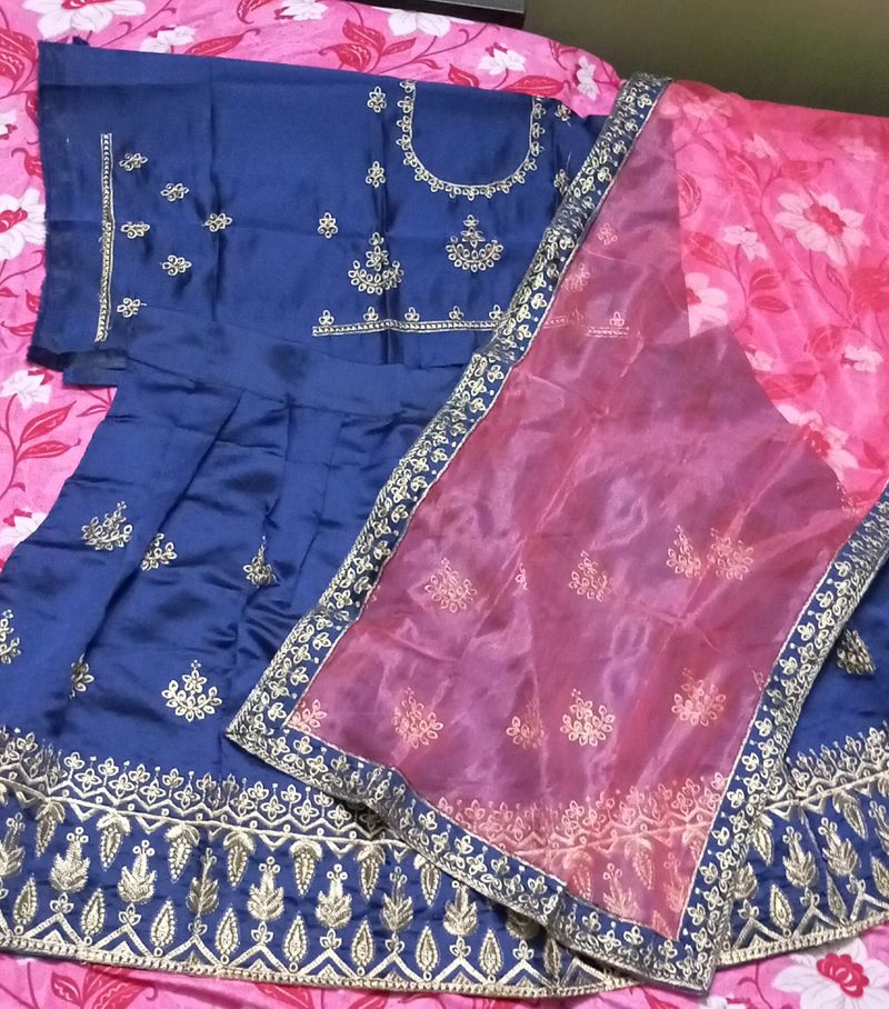 New/Unused Girl's Lehnga Choli Dupatta