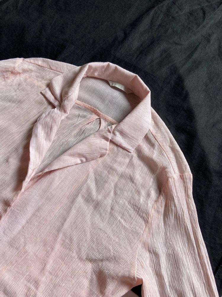 Baby Pink Button Down Shirt