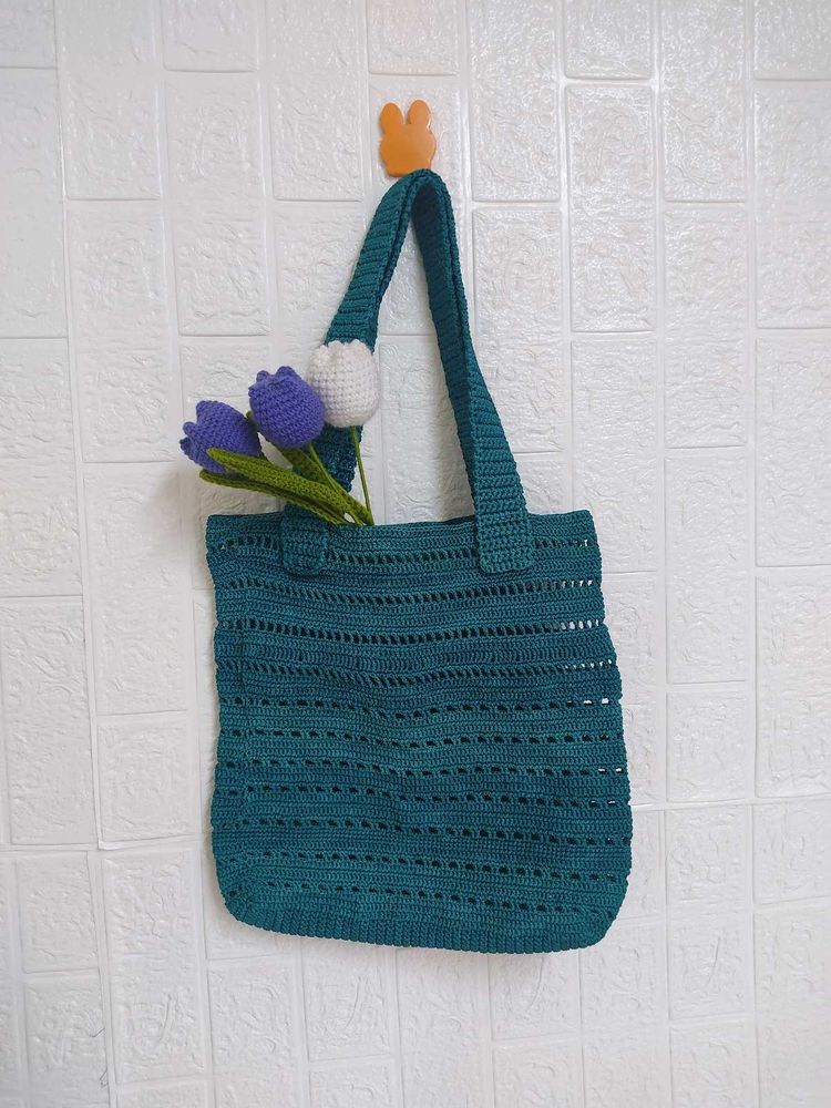 💙 Crochet 🧶 Tote Bag💙