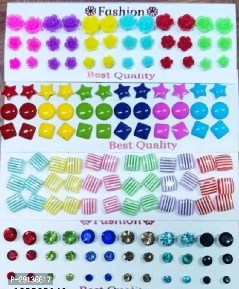 combo pack of 72 Pair earrings