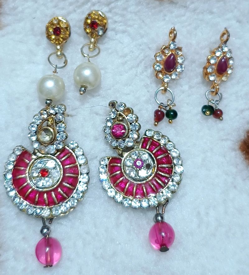 8 Earrings Combo