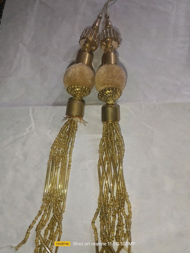 Beautiful Golden Latkan For Lehangas / Kurtis