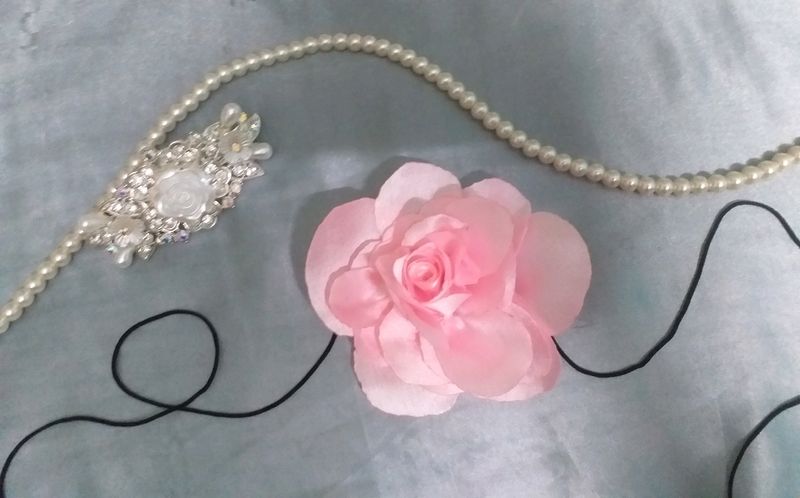 Satin Rose Choker | Necklace