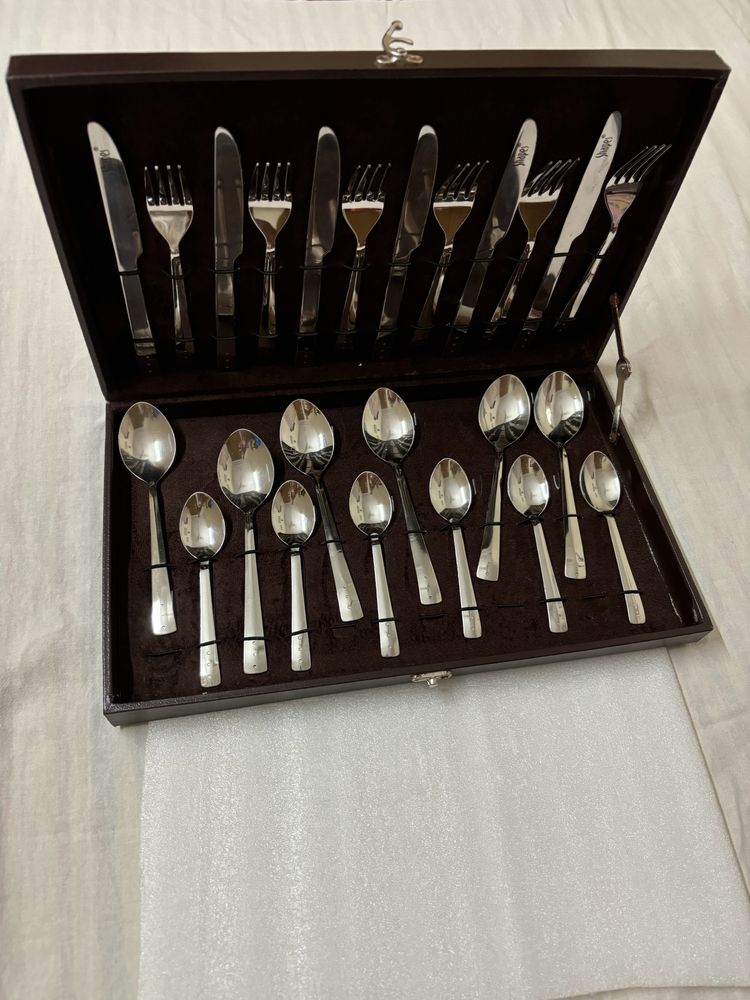 🆕SHAPES Premium Silver Stainless Steel Cutlery