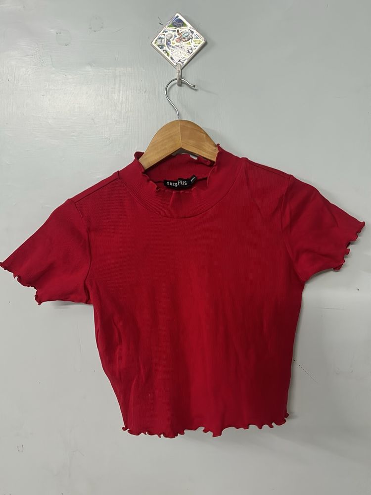 Cute Red Tshirt For Women