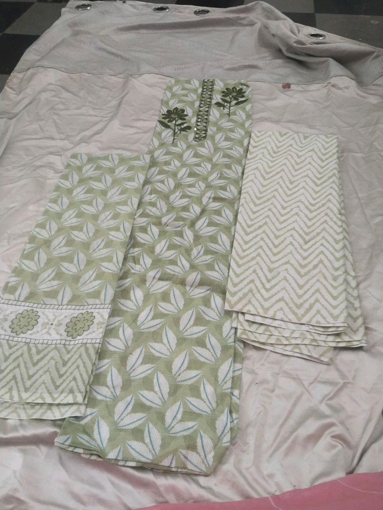 Un Stitched Jaipuri Cotton Dress Material