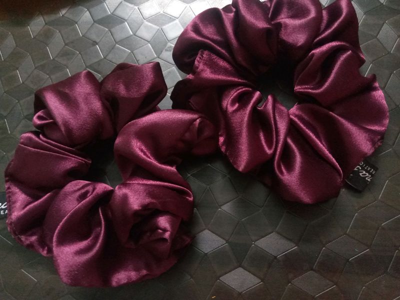 Set Of Two Big Size Scrunchies