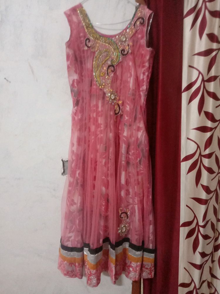 Beautiful Pink Anarkali