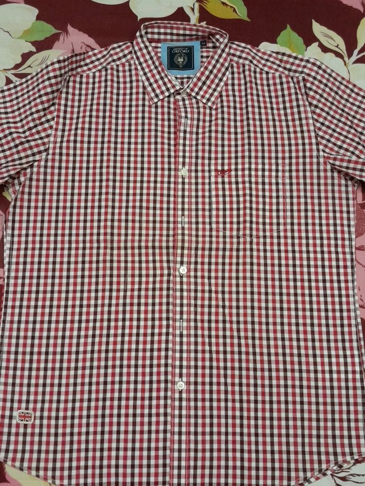 Red Checks Mens Shirt