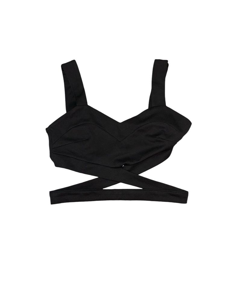 Cut Out Top Black