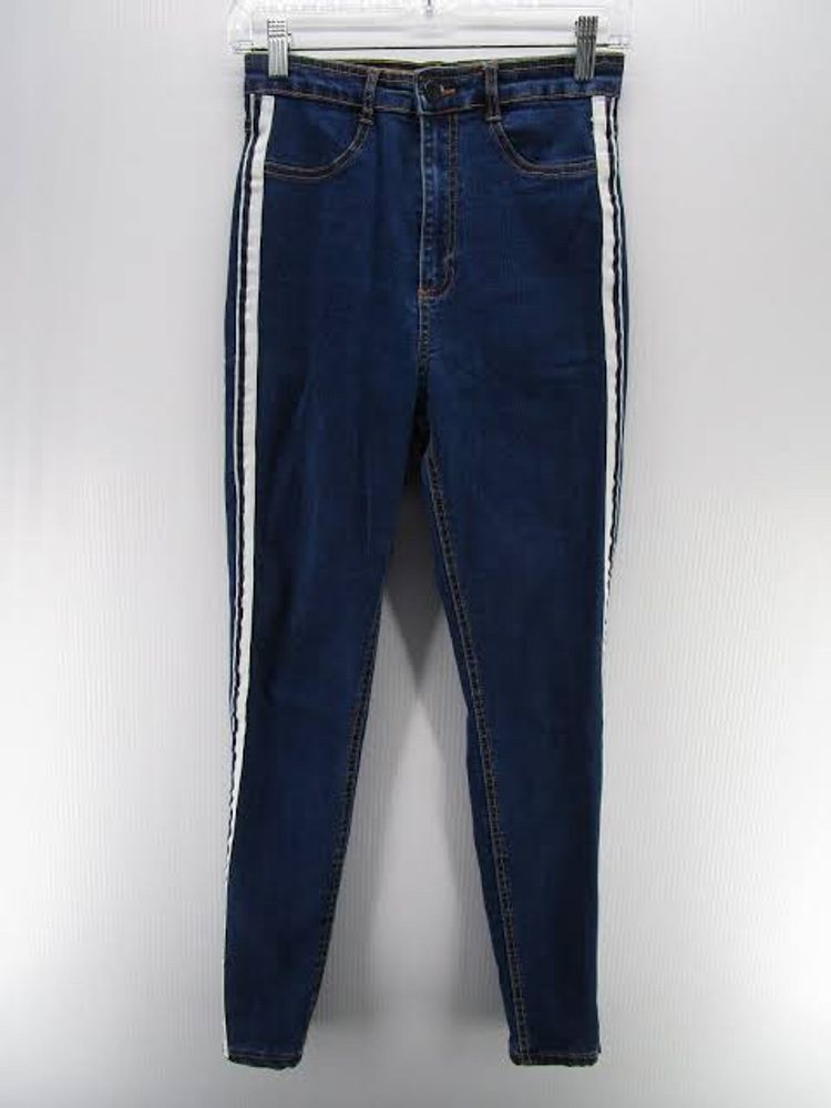 Zara High Waist Jeans *skinny* Blue Trafaluc Collection