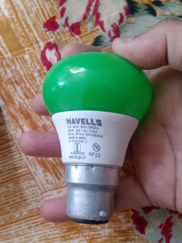 Havells green LED bulb