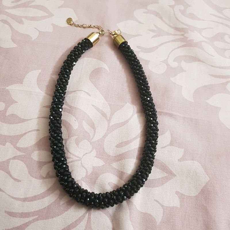 Black glittery necklace from Next UK