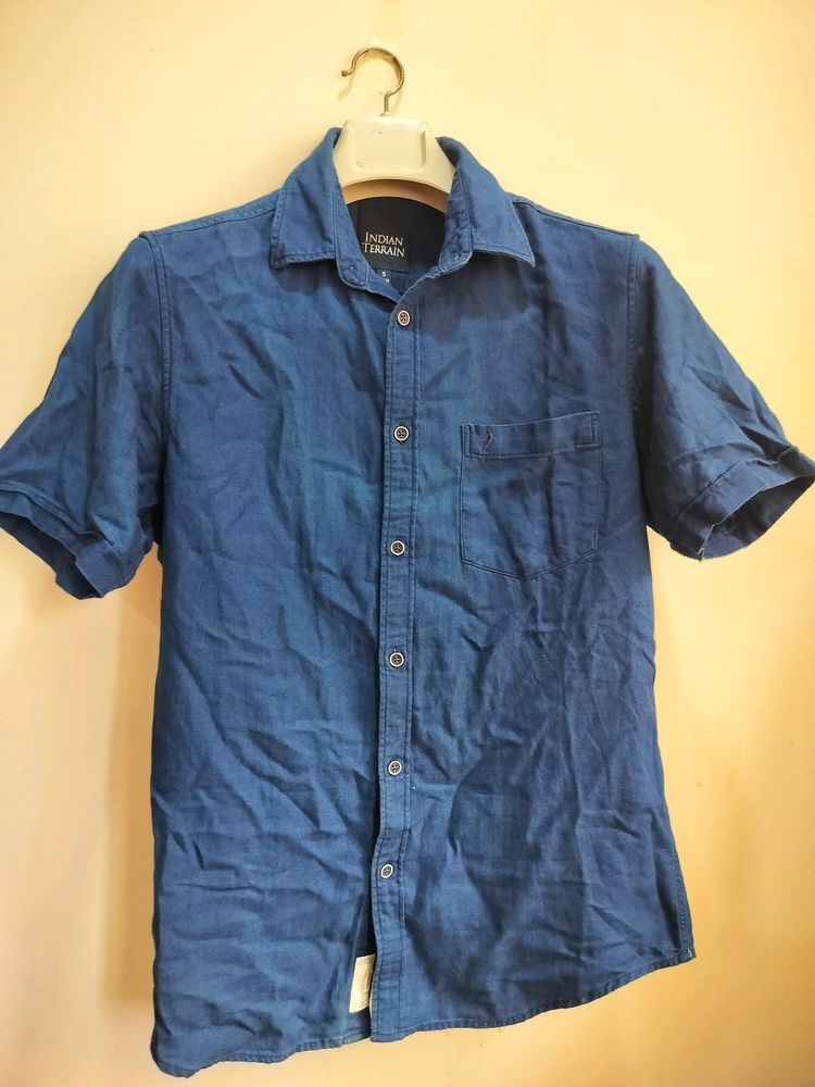 Indian Terrain Navy Blue Limited Edition Shirt