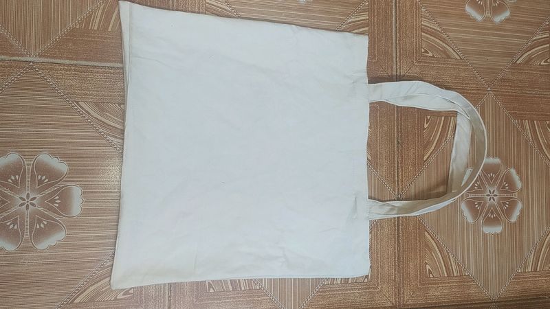 2Off White Color Tote Bag