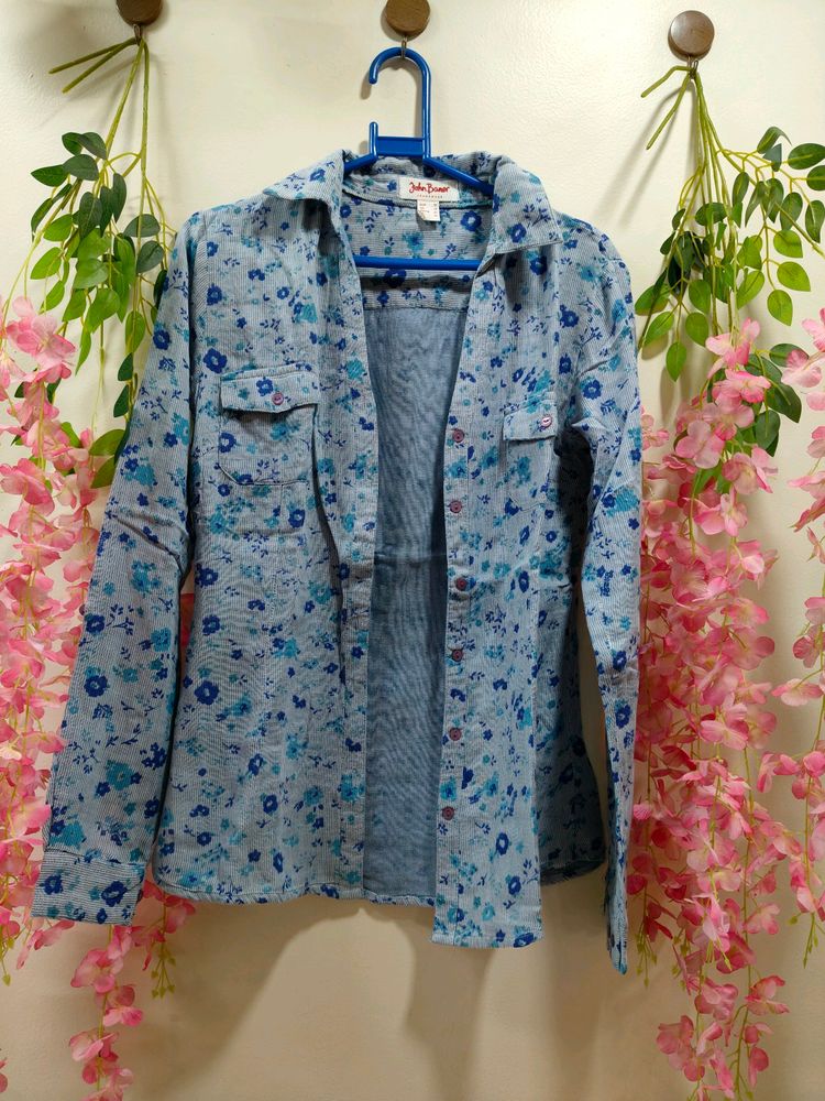 Floral Print Shirt For Women