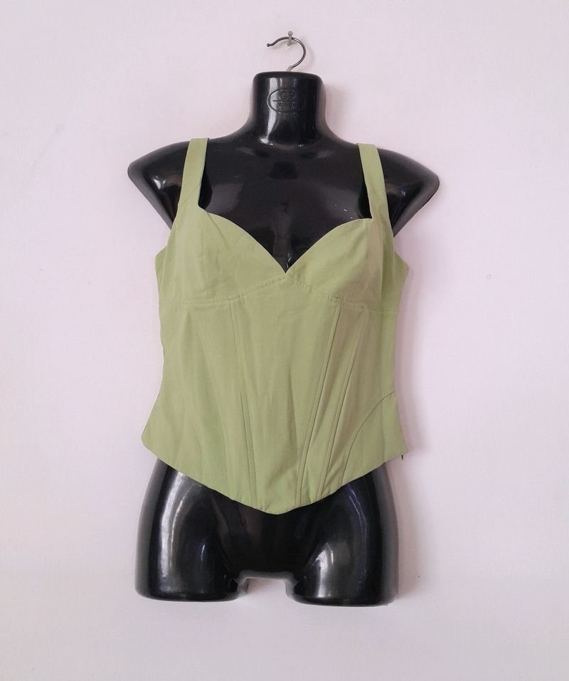 Light Green Casual Top (Women's)