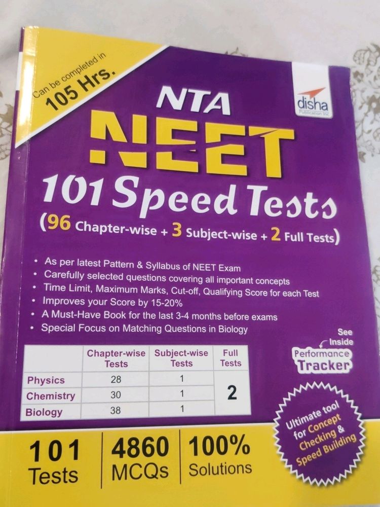 NTA NEET 101 Speed Tests