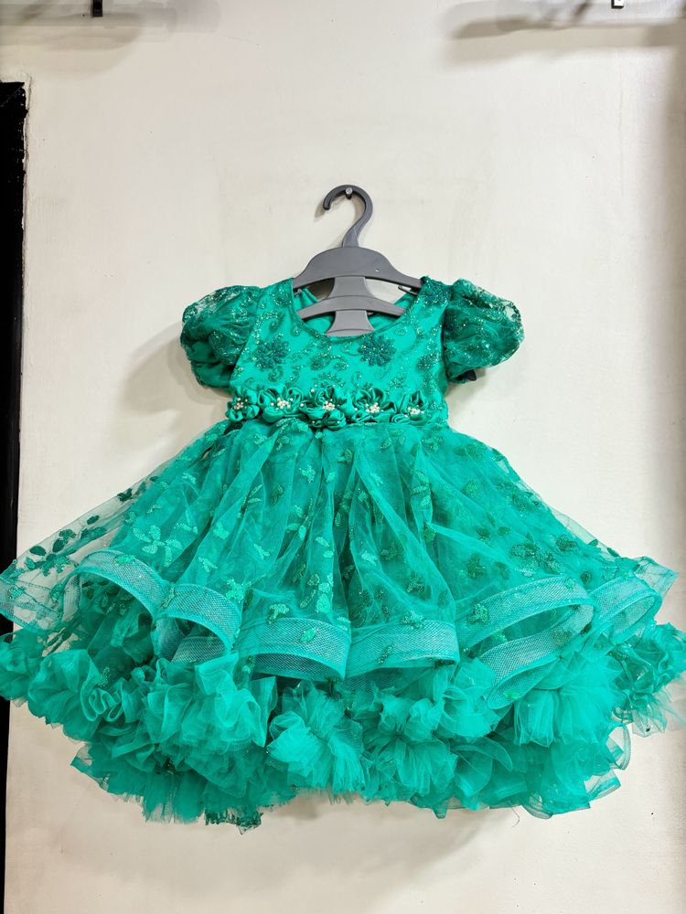 Sea Green Ball Gown