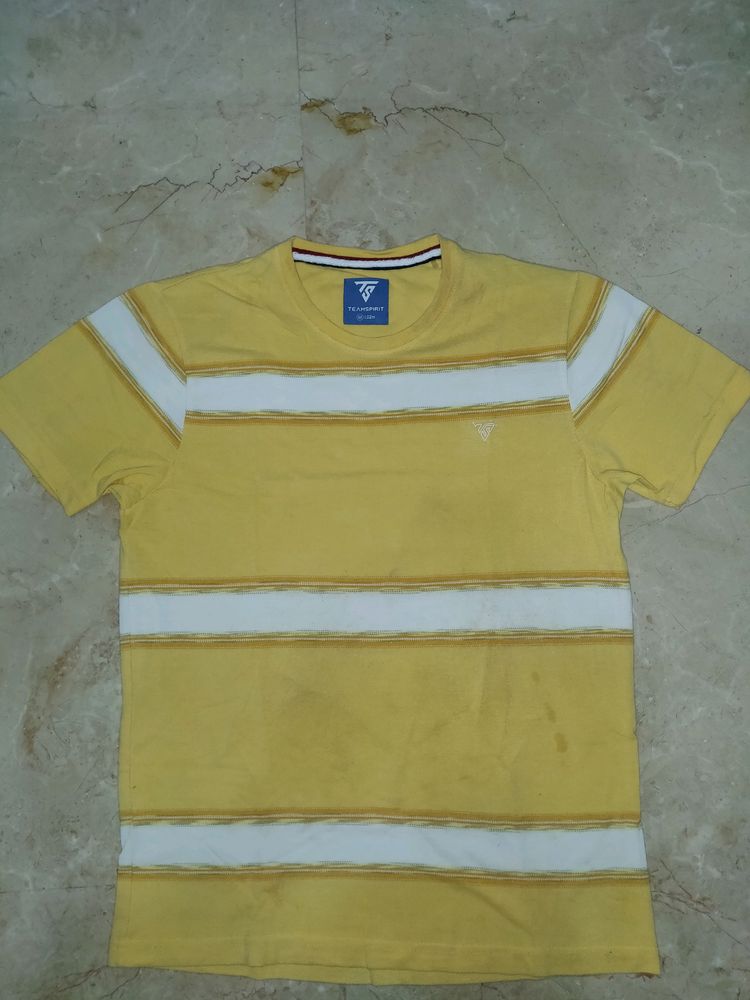 TeamSpirit Yellow T-shirt For Men.