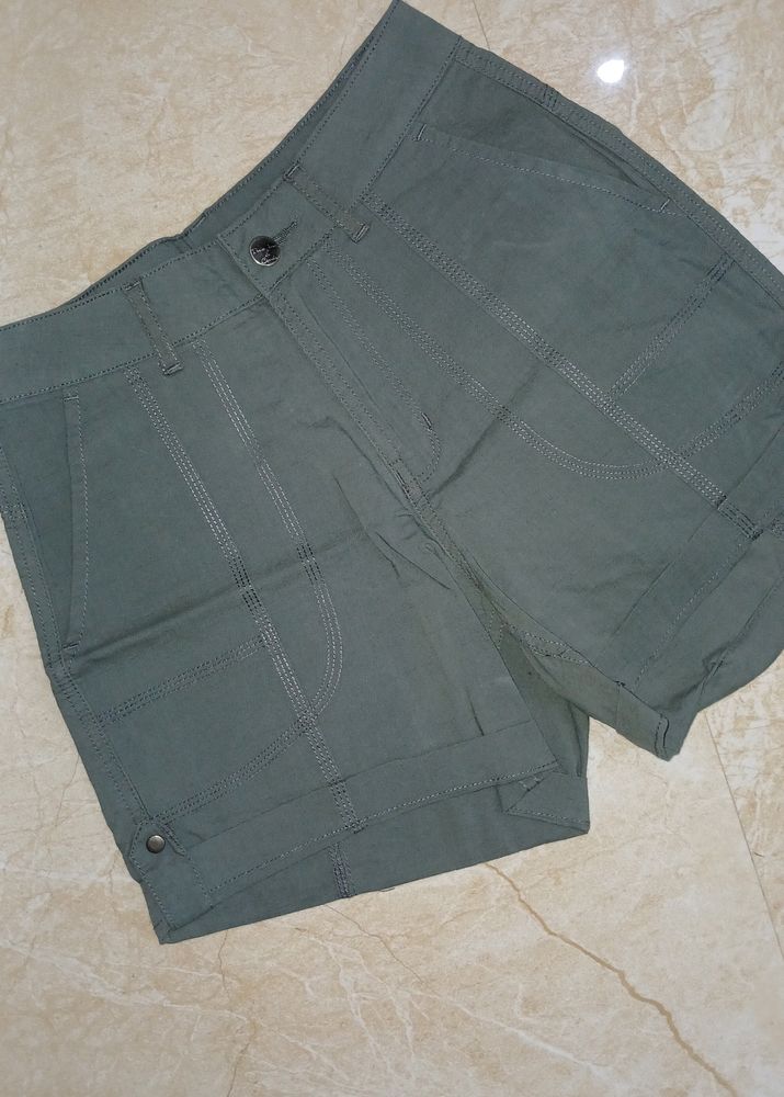 Olive Green Shorts