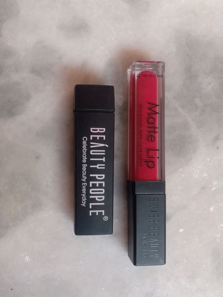 Matte Lipstick With 1 Free