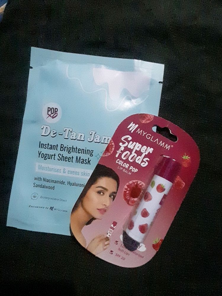 Lip Balm + Sheet Mask