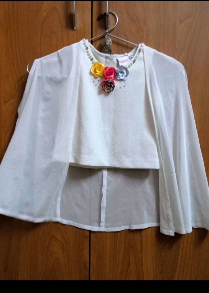 Top With Attached Shrug