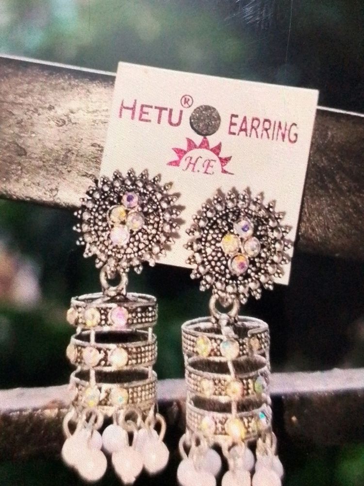 Oxidised Earrings