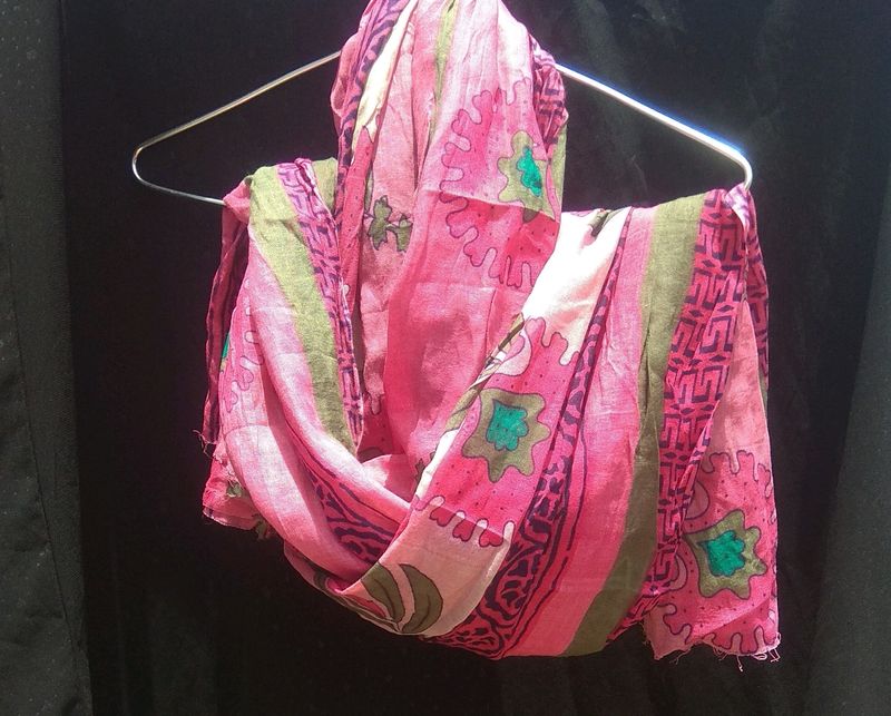 Pink Fabric Dupatta