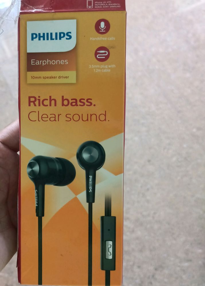 New Philips earphone Seal Box Not Opened