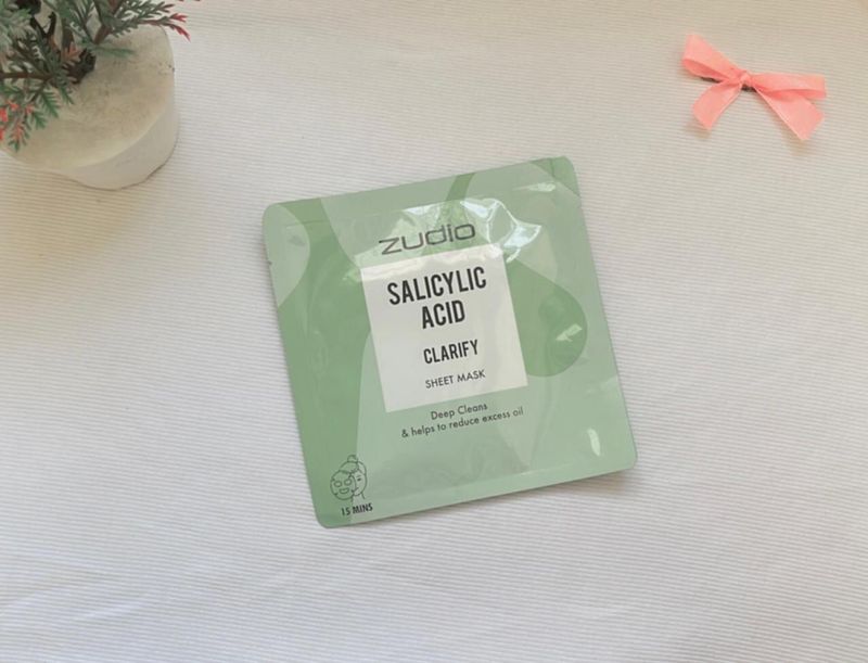 Zudio Salicylic Acid Clarify Face Sheet Mask