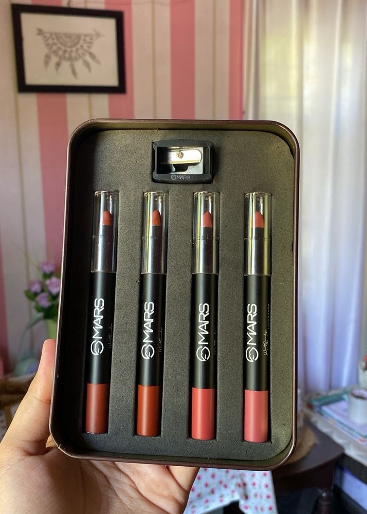 Mars Lip Crayons Set Of 4