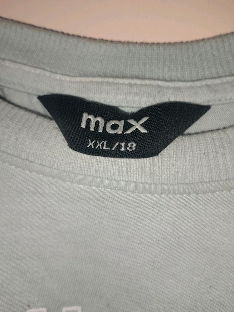 White Crop Top From Max