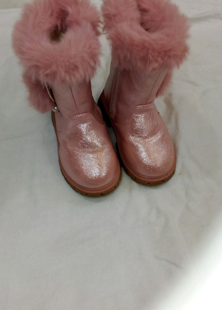 A Pink Girl Boot