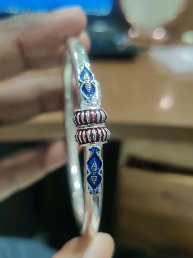 Pure Silver Bangle Used But Not Look Like