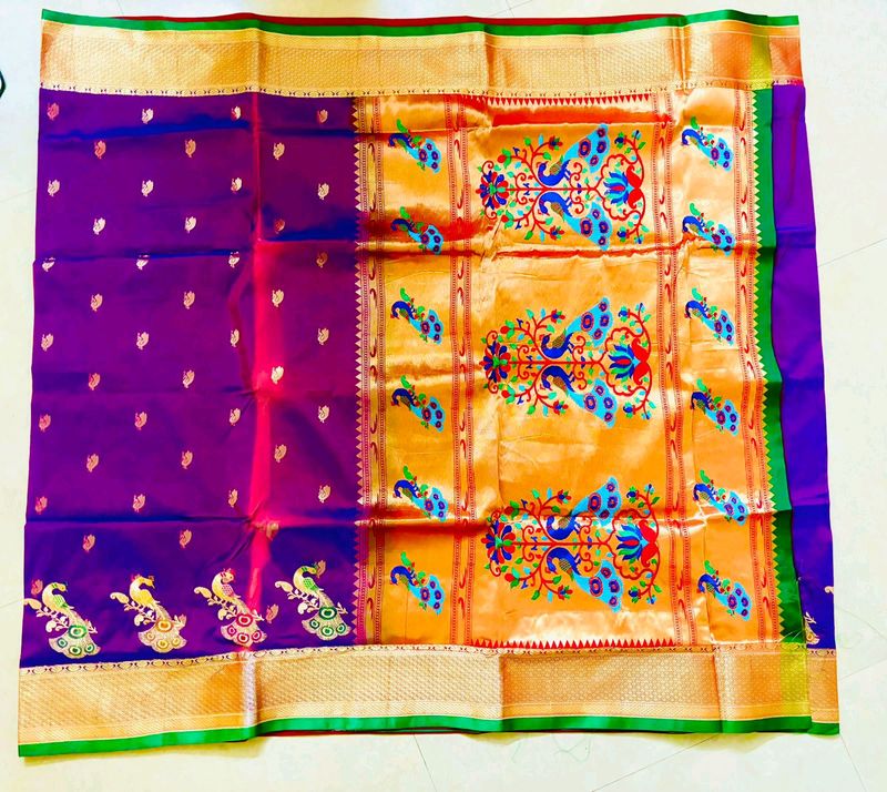 Kathpadar Paithani Saree