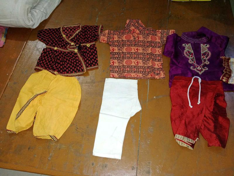 Combo Of 3 Kurta Set For Kids