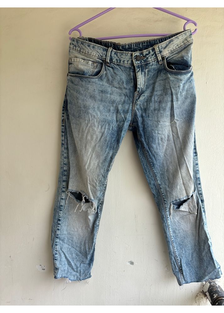 Causal Denim Capri