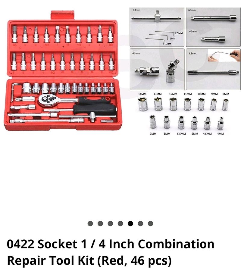 1/4 Inch Tool Kit Sets With Box