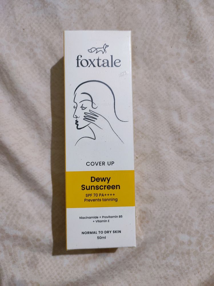 😍Foxtale Sunscreen Spf 70 PA++++..😍