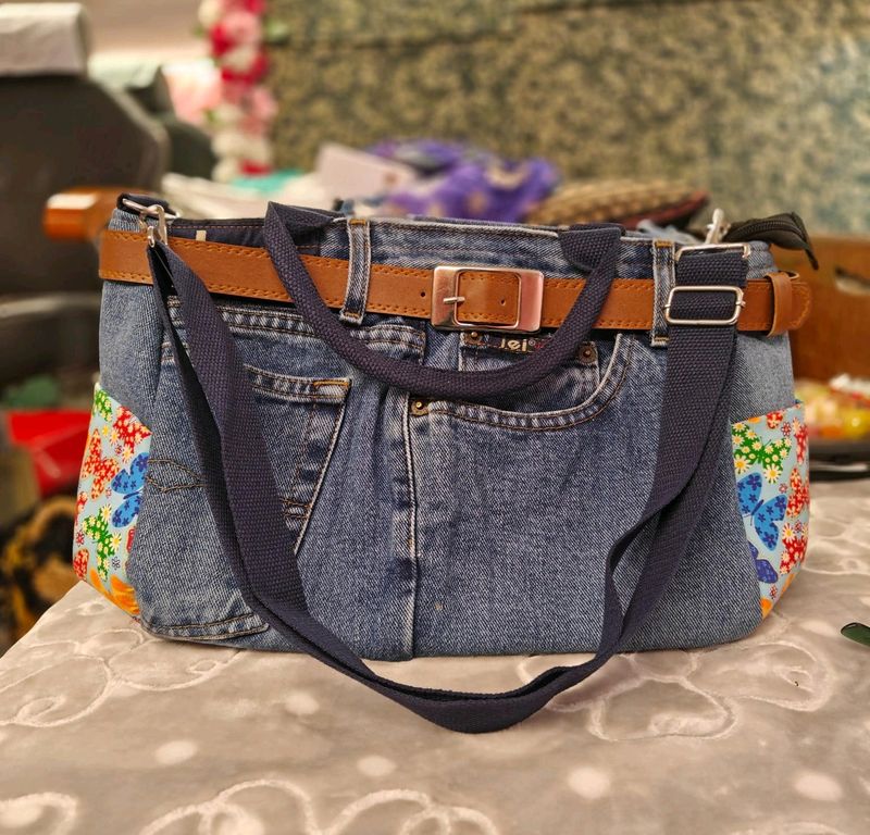 Denim Handbag