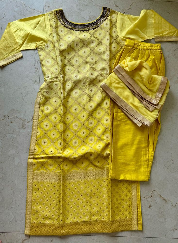 Banarasi Silk Suit