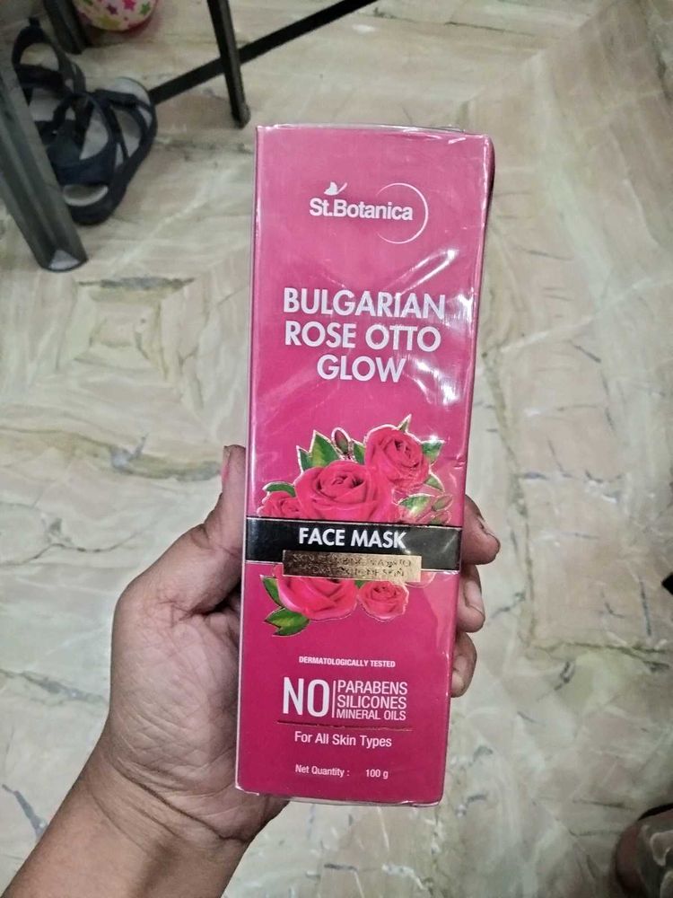 Sealed Rose Otto Glow Face Mask