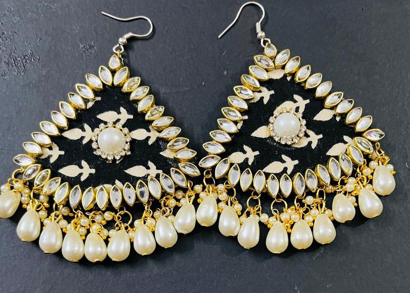 Fancy Party Wear Have Long Size Earrings