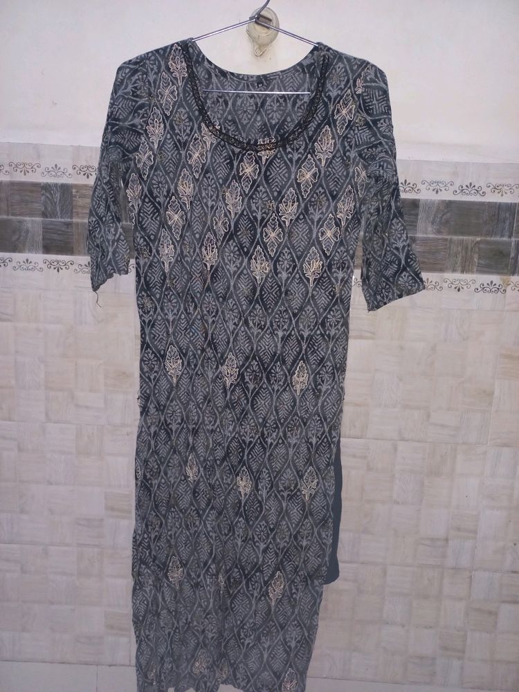 A Grey Kurti