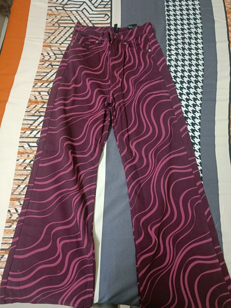 H&M Trippy Print Jeans