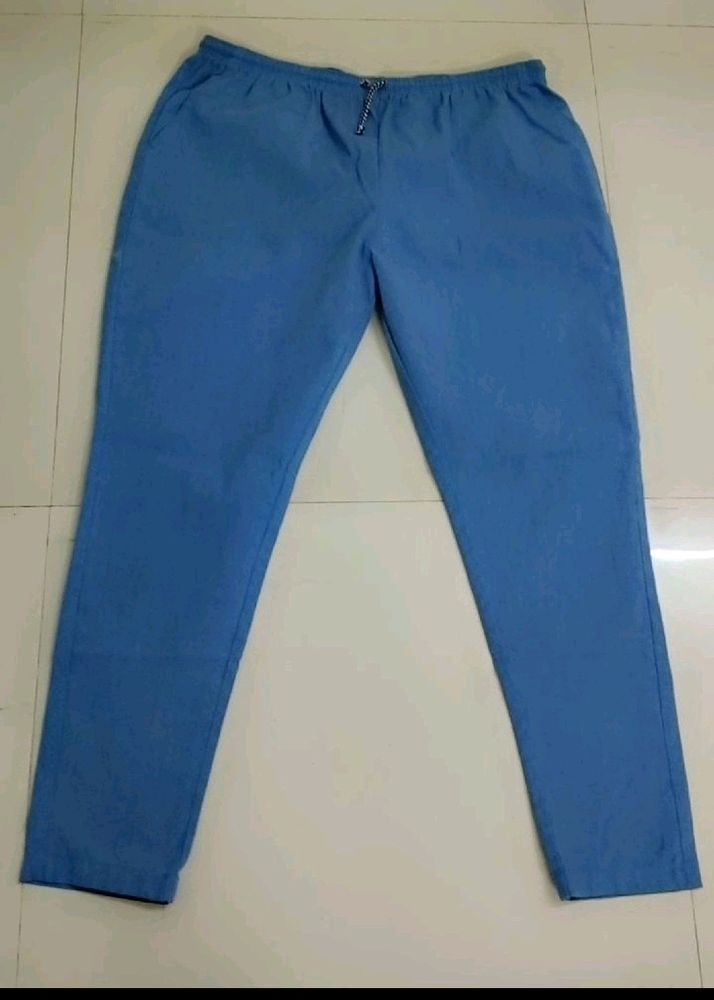 Formal Blue Pant Like Jeans Cotton Material