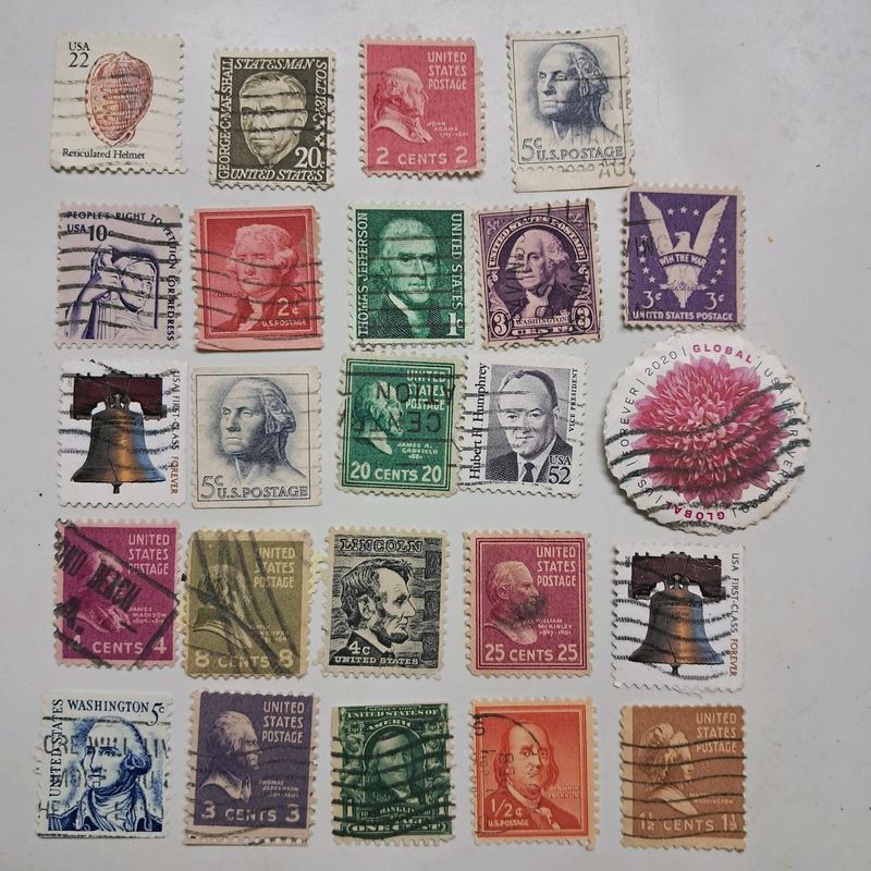 25-U.S.A-Stamps