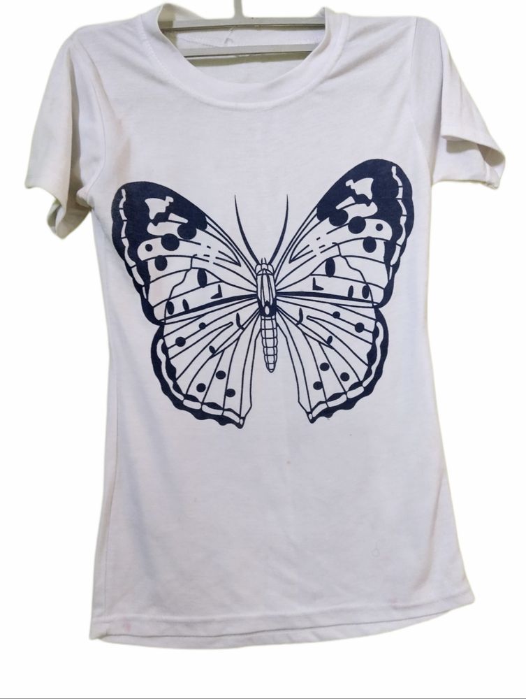 Butterfly Baby Tee Pinteresty Y2k